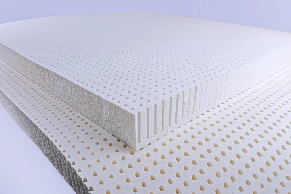 weight of 100 percent natural latex mattress topper