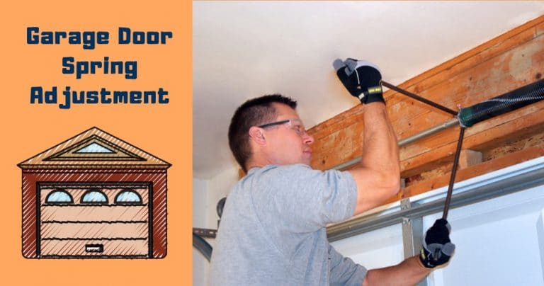 Garage Door Spring Adjustment
