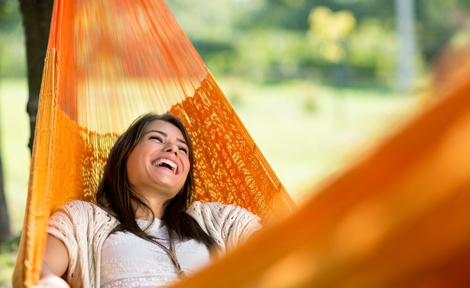 Stress Levels reuction with hammock