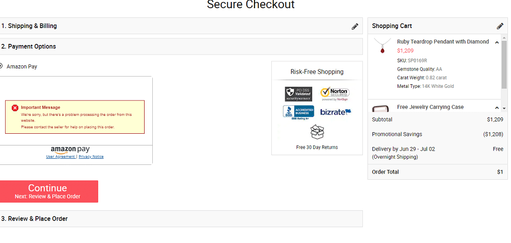 Can’t I Proceed To Checkout On Amazon