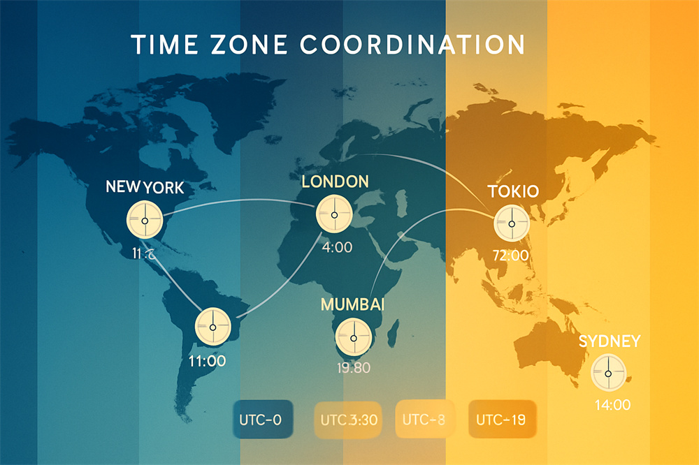 Global Time Zone Landscape