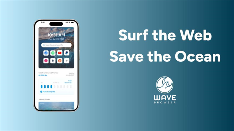 iOS and Mac Users Can Help Save the Ocean with Wave Browser - TechUseful
